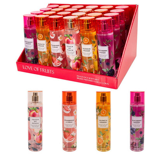 2 Women's Body Mist perfume LOVE OF FRUITS  236ml/8.oz