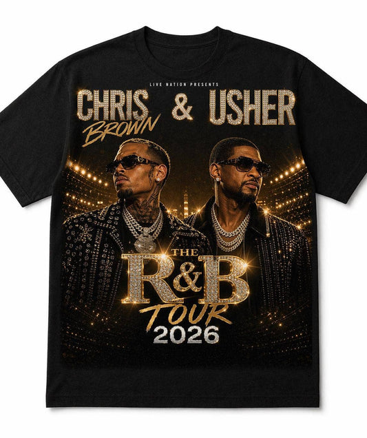 Chris Brown x Usher R&B Tour 2026 Tee