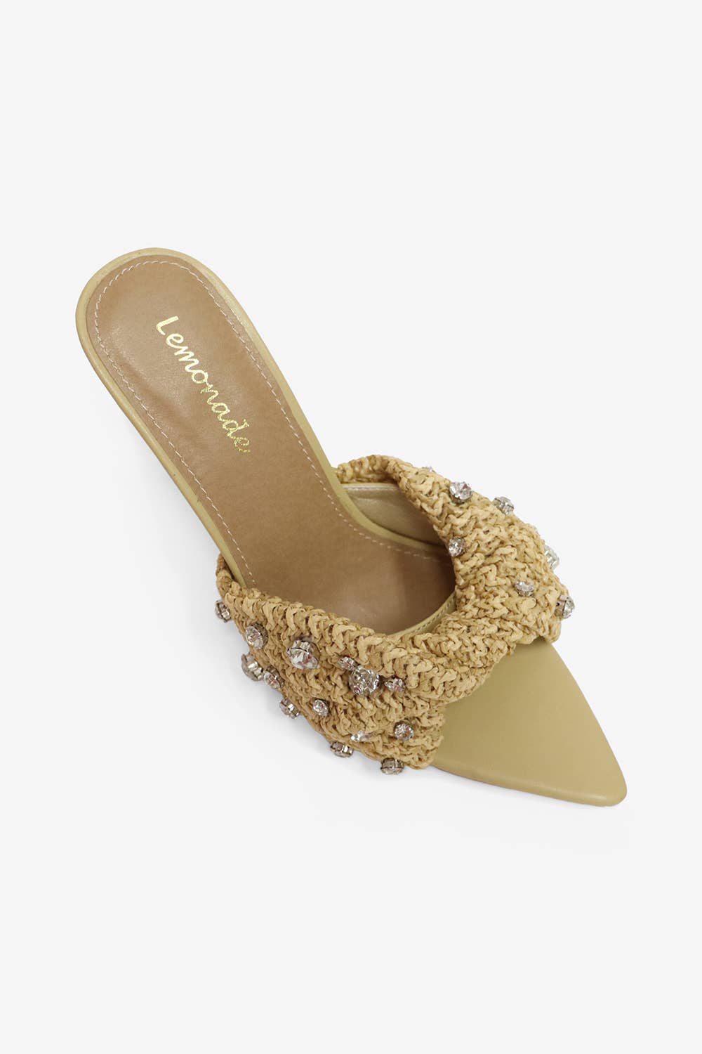 KORRA - Raffia Luxury Sandals, Beaded Design, Golden Hue